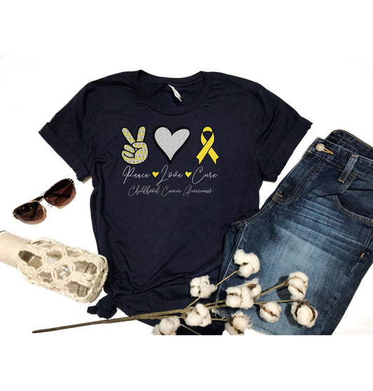 peace love cure childhood cancer