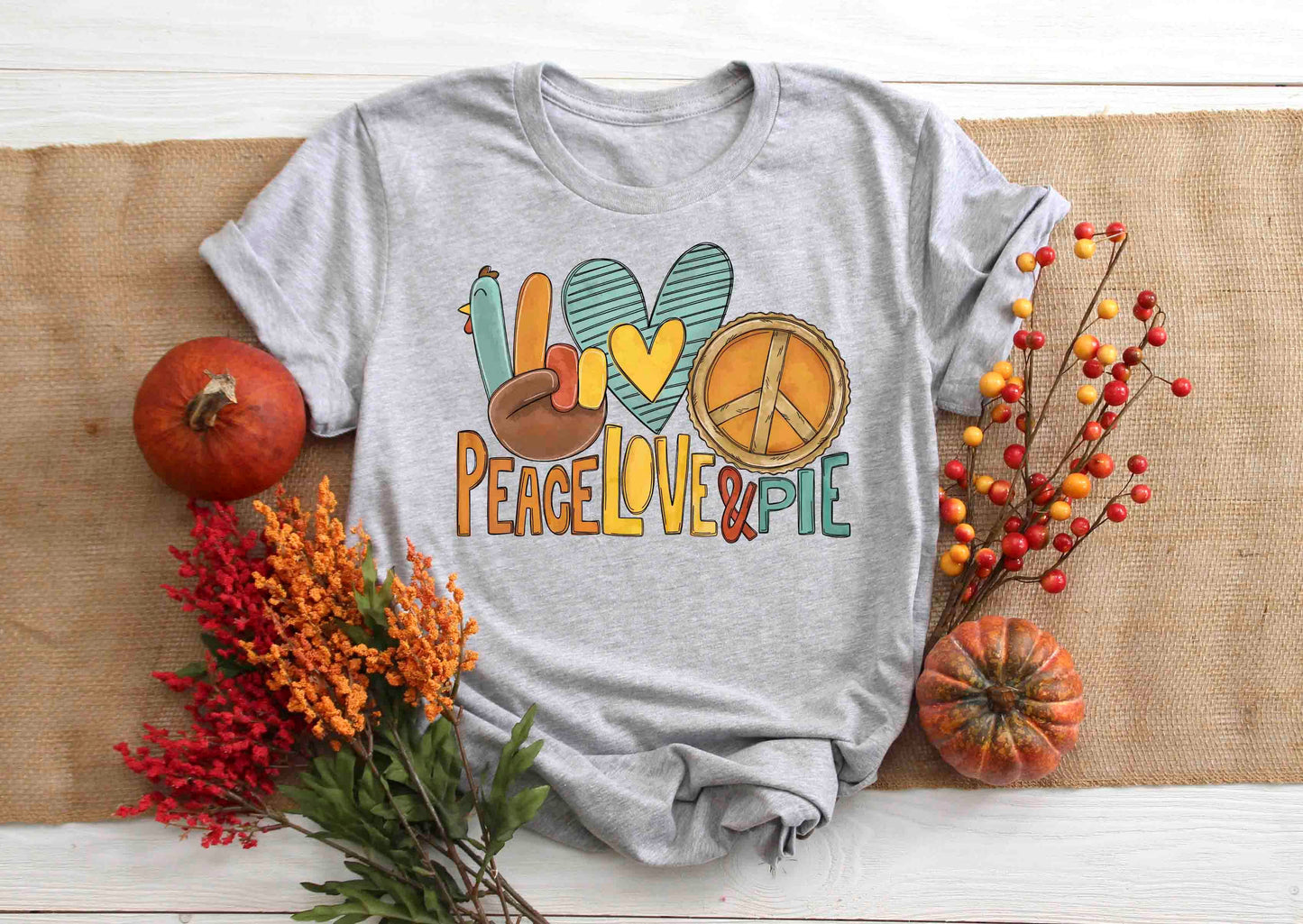 peace love pie doodle