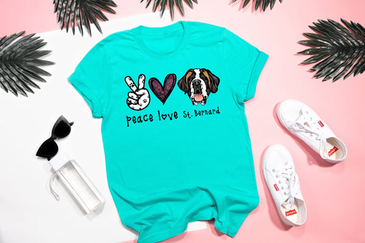 peace love st bernard