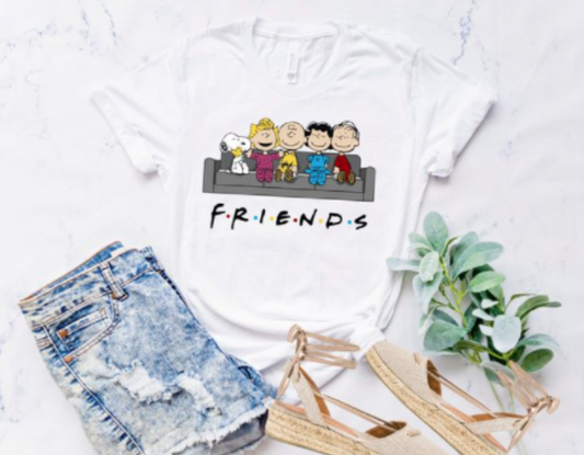 peanutes friends    black