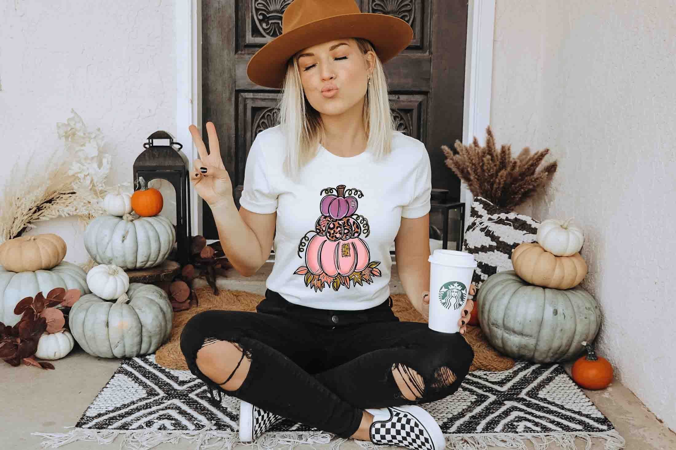 pink pumpkin stack