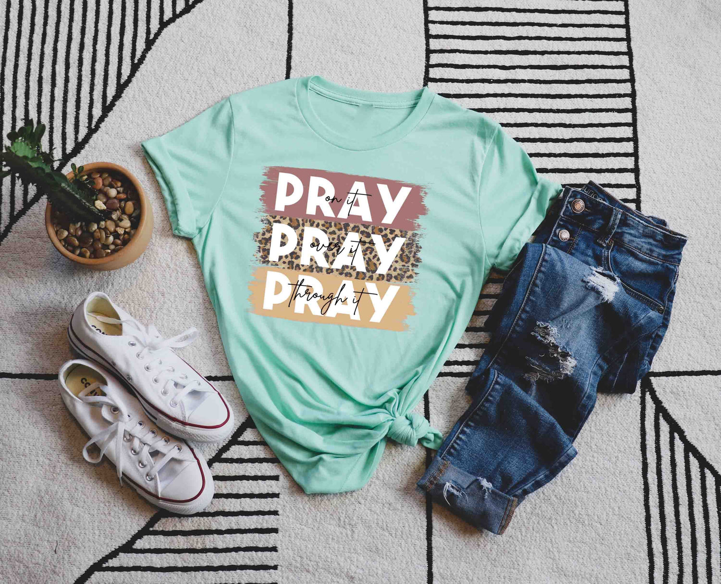 pray on it leopard brushstrokes