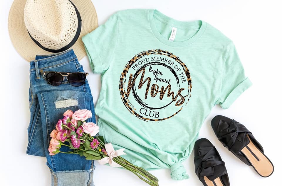 proud member boykin spaniel moms club