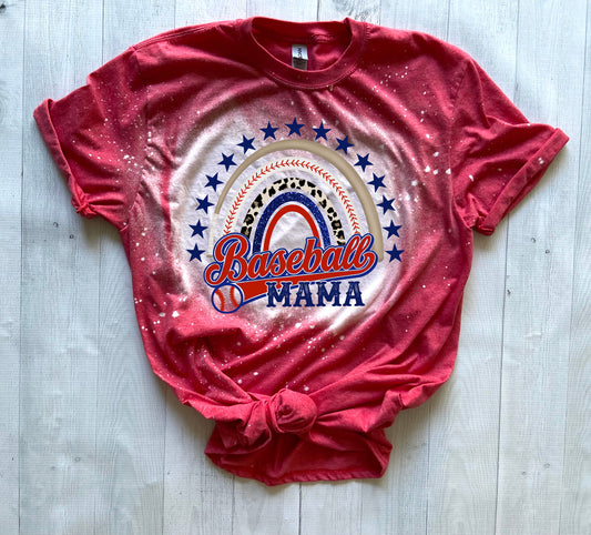 Baseball Mama Rainbow