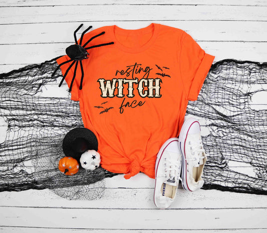 resting witch face bats