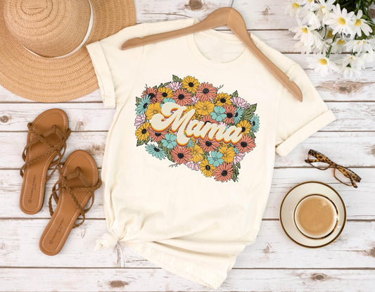 retro flowerchild mama
