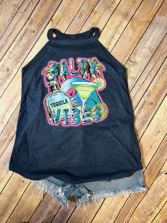 Salty Vibes Rocker Tank
