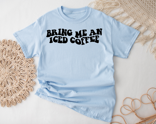bring me an iced coffee