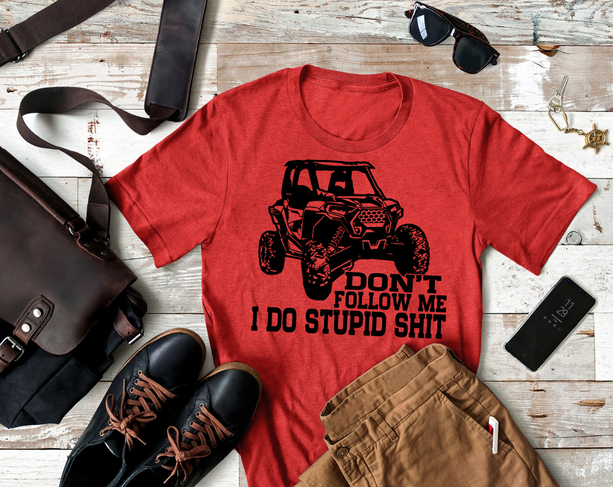 Don’t Follow Me Cuz I Do Stupid Shit RZR