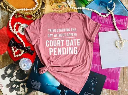 court date pending white