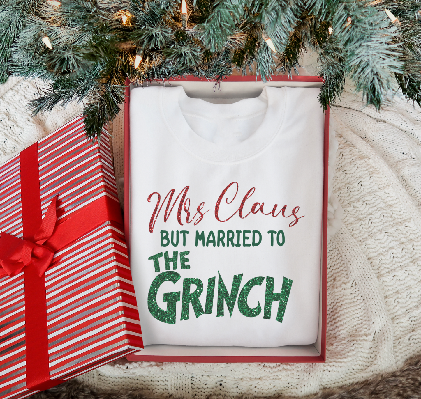 Mrs. Claus but married to the green man