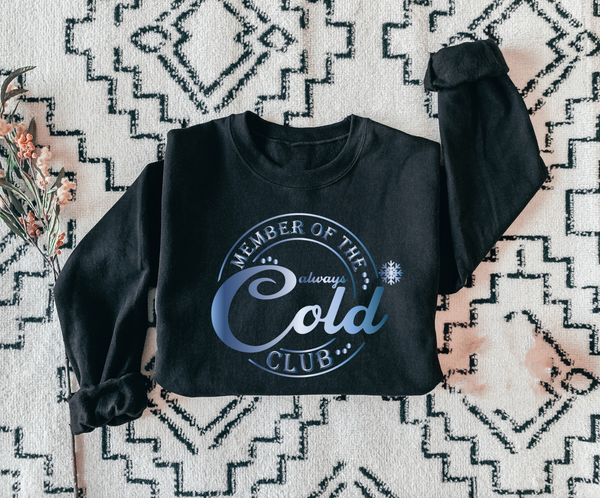 Member Of The Always Cold Club Blue Foil