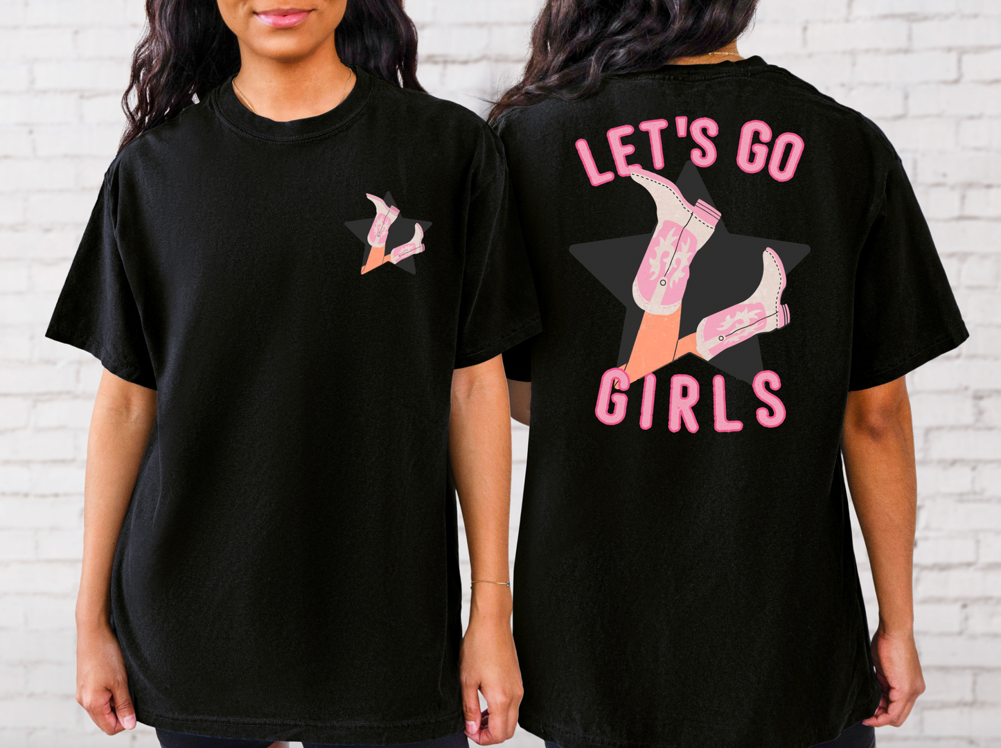 Let's Go Girls Star Comfort Colors