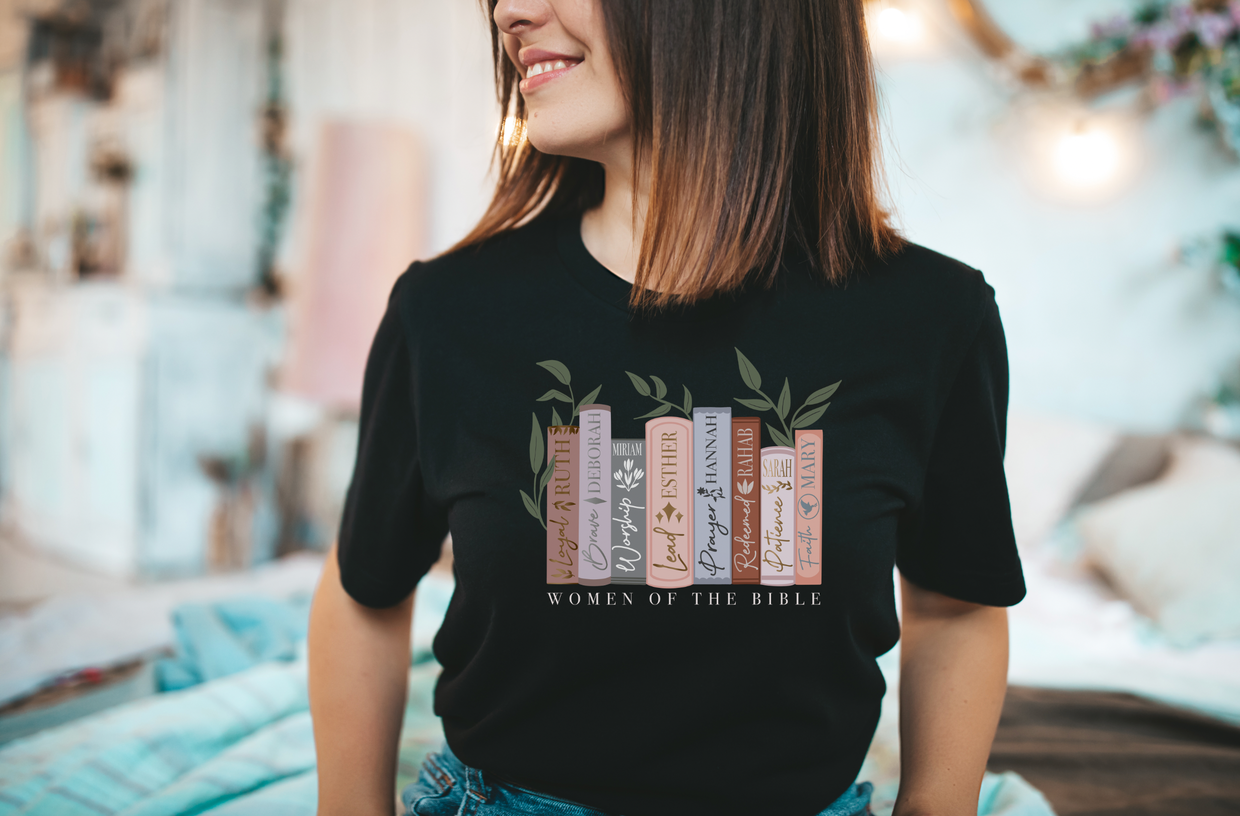 Women of the Bible White ink