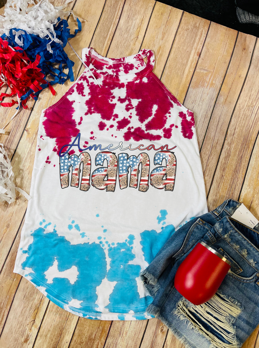American Mama Tie Dye Tank