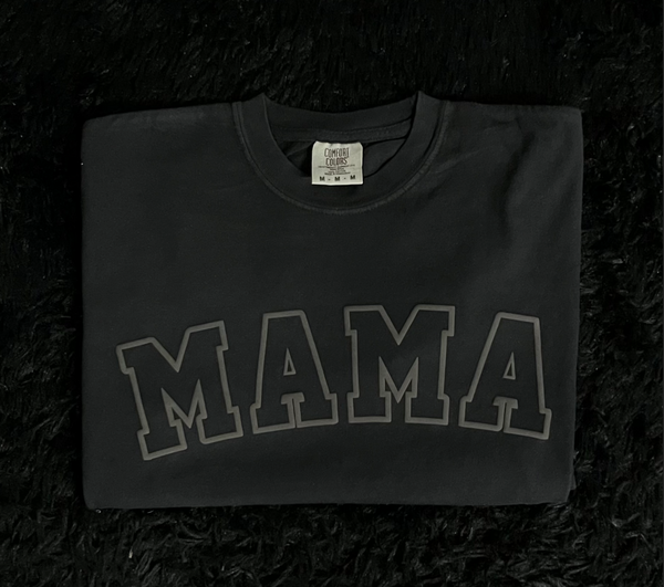 Mama Dark Gray Puff