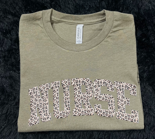 Leopard Custom Printed Puff