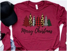 merry christmas leopard and plaid