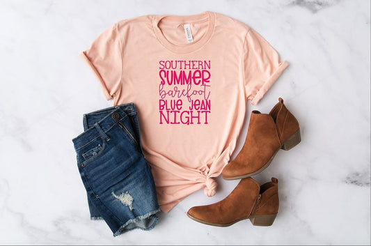 Southern Summer Barefoot Short Sleeve