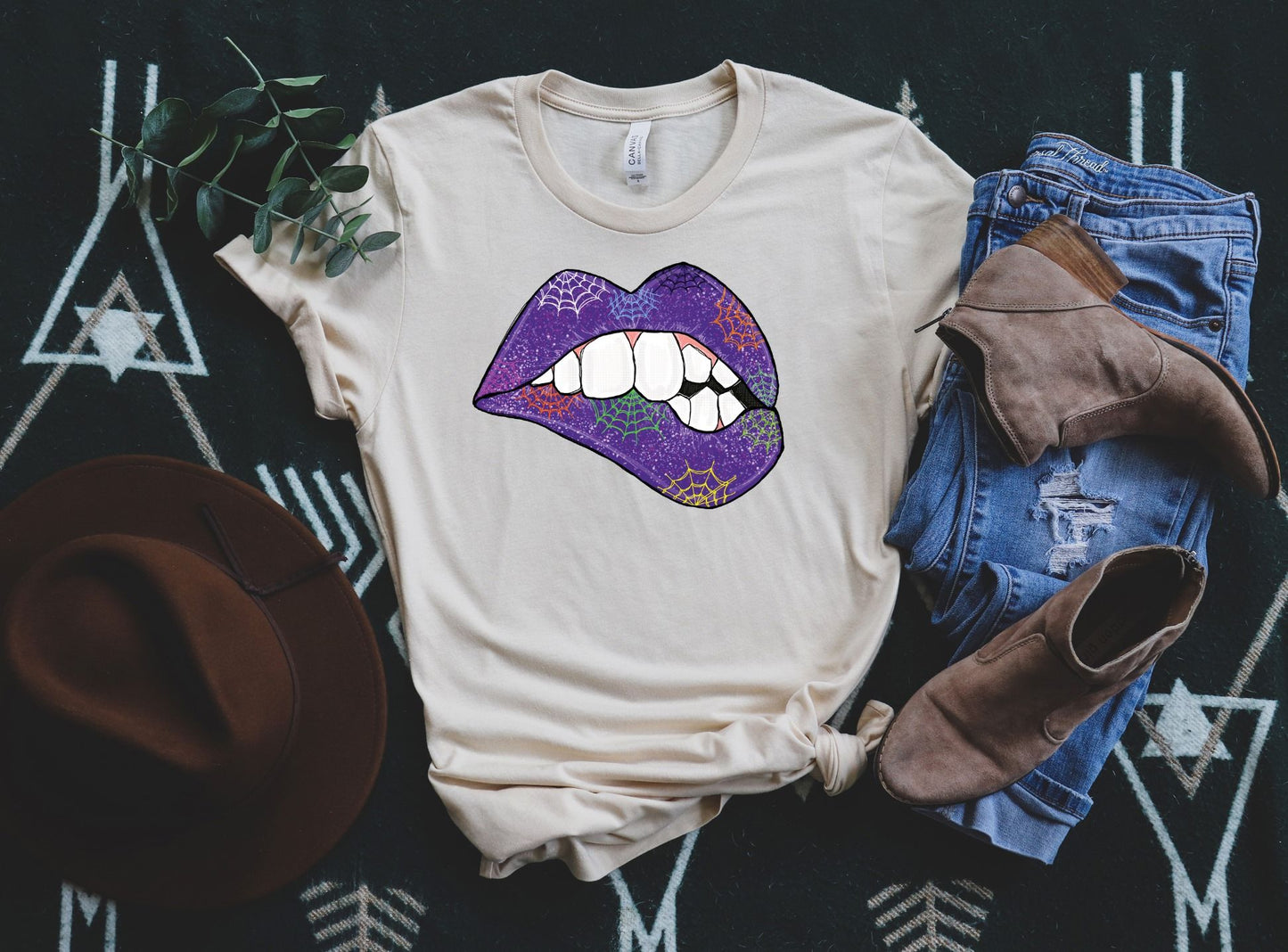 spider web lips