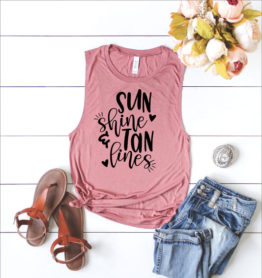 sun shine tan lines