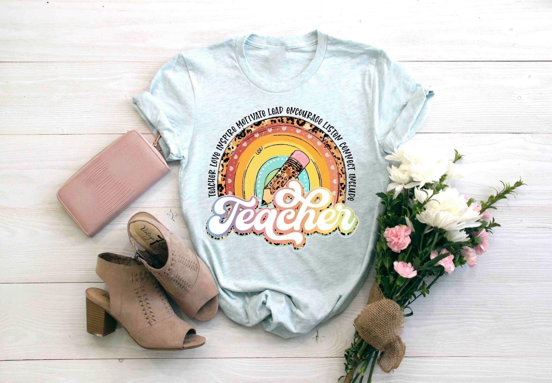 teacher leopard rainbow