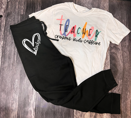 teacher combo set tee