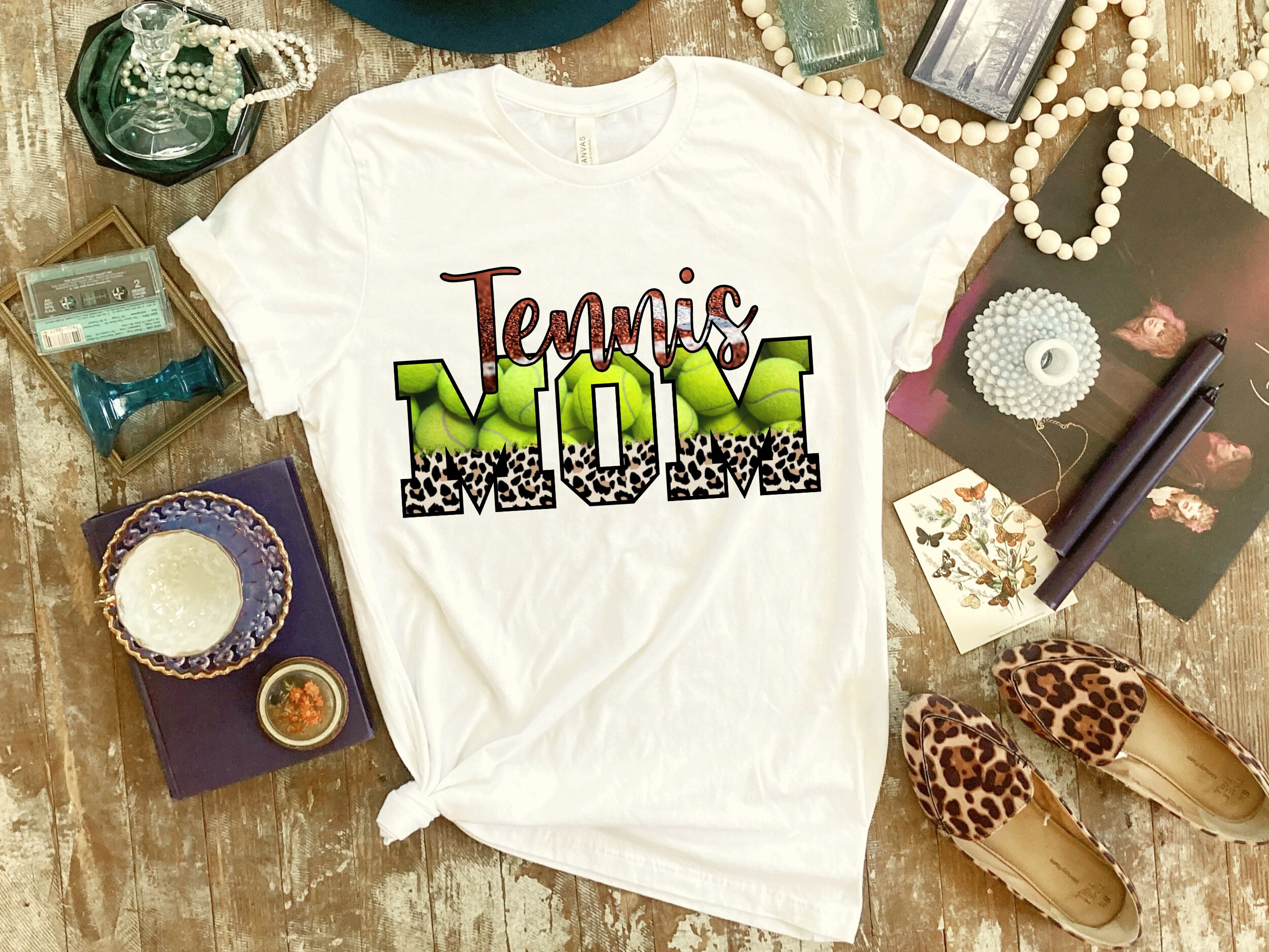 mom texture tennis