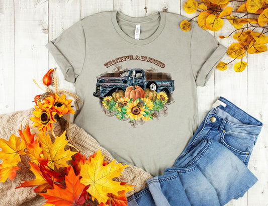 thankful and blessed truck