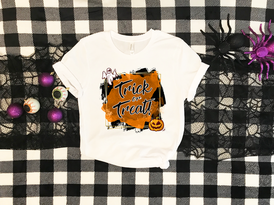 trick or treat pumpkin ghost