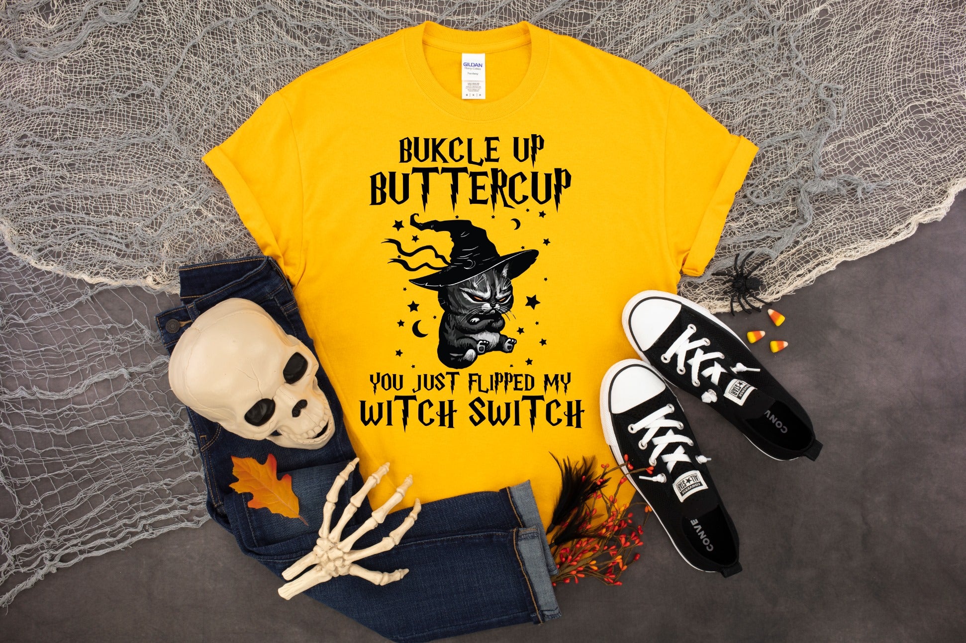 buckle up buttercup cat