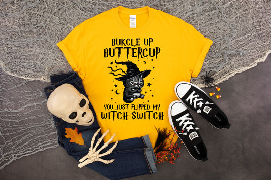 buckle up buttercup cat