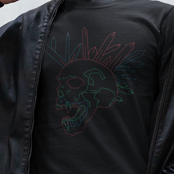 Mohawk Skull