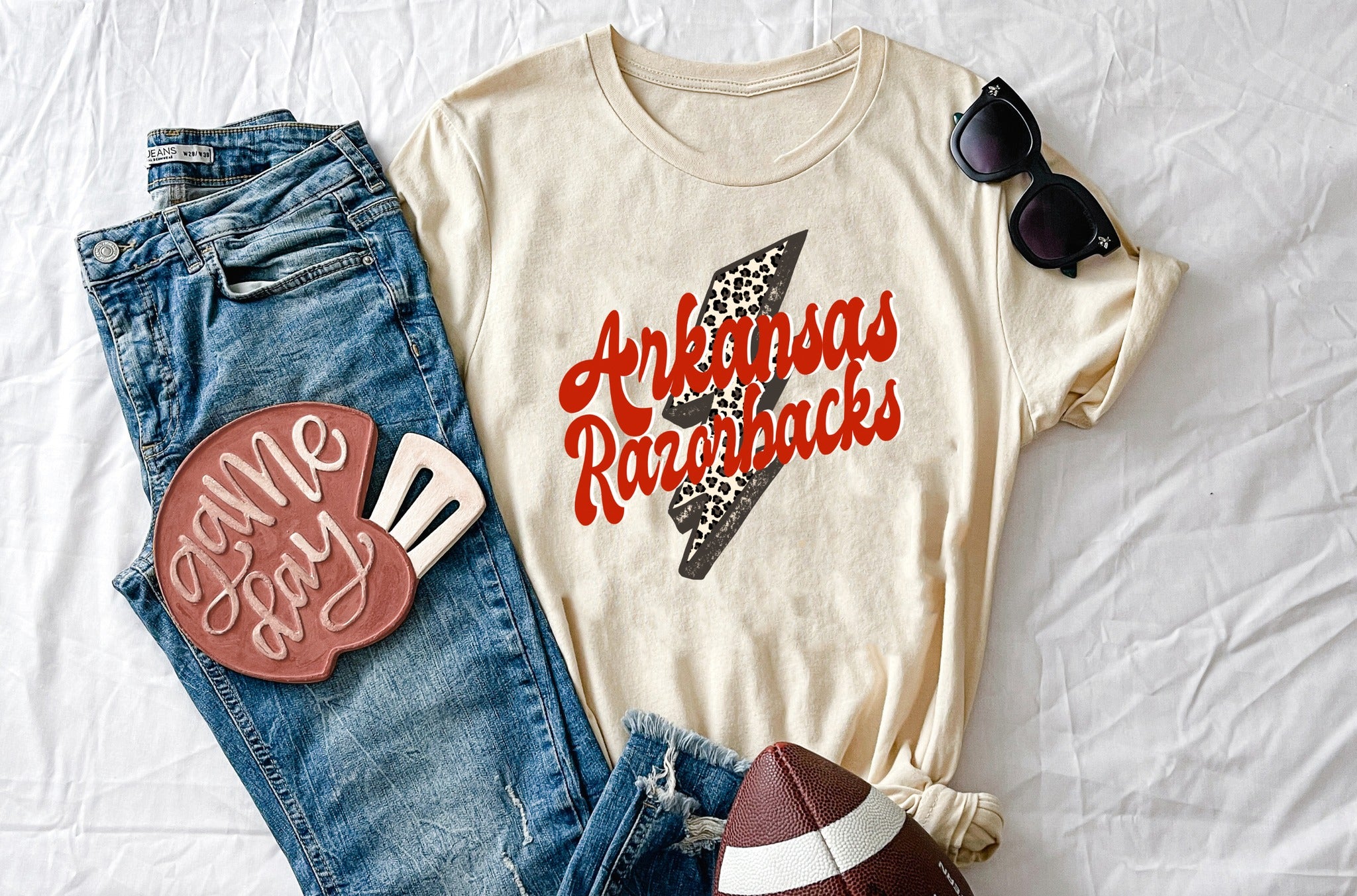 Arkansas Razorbacks Lightning Bolt