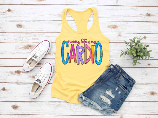 running late is my cardio