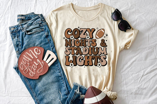 cozy nights and stadium lights