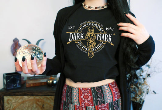 dark mark tattoo white