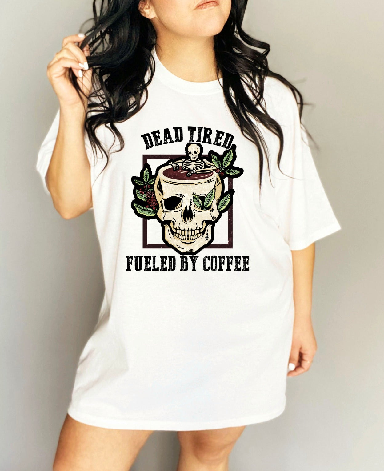 dead tired fueled by coffee