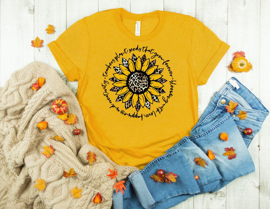 teachers plant the seeds leopard