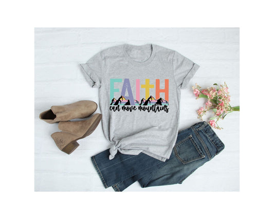 faith can move mountains distressed