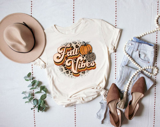 fall vibes retro leopard