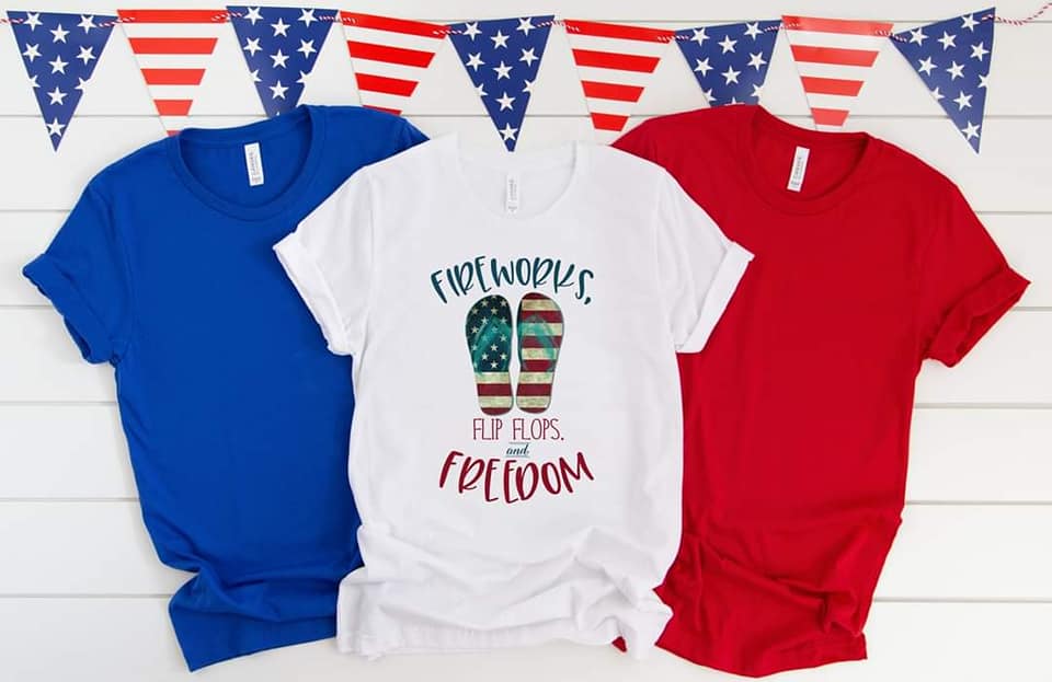 fireworks flip flops and freedom