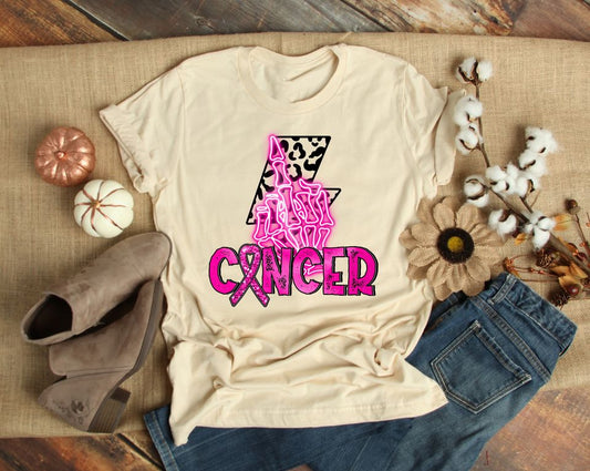 fuck cancer lightning bolt