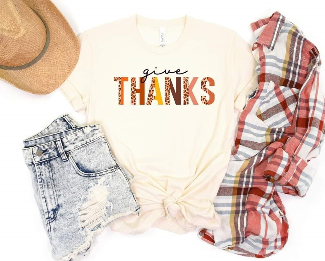 give thanks fall half leopard