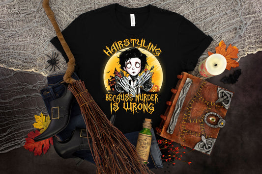 hairstyling because murder is wrong