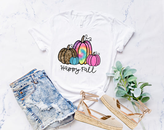 happy fall tie dye