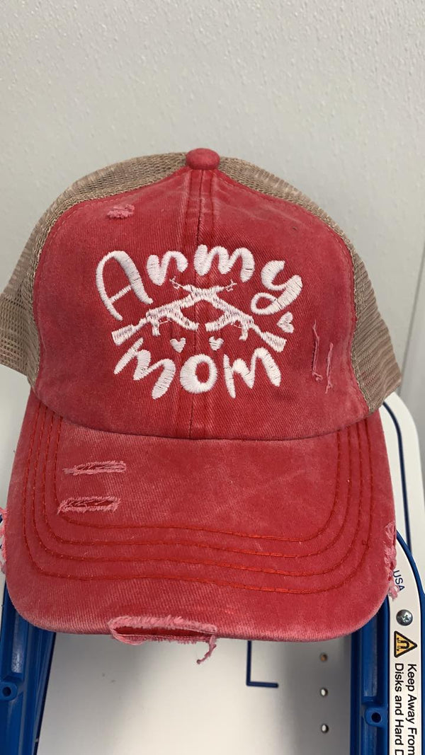 Army Mom Pony Hat