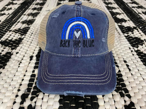 Back The Blue Trucker Hat