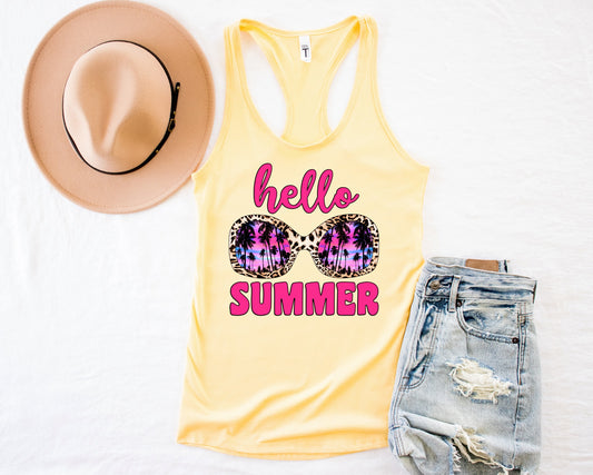 hello summer tank