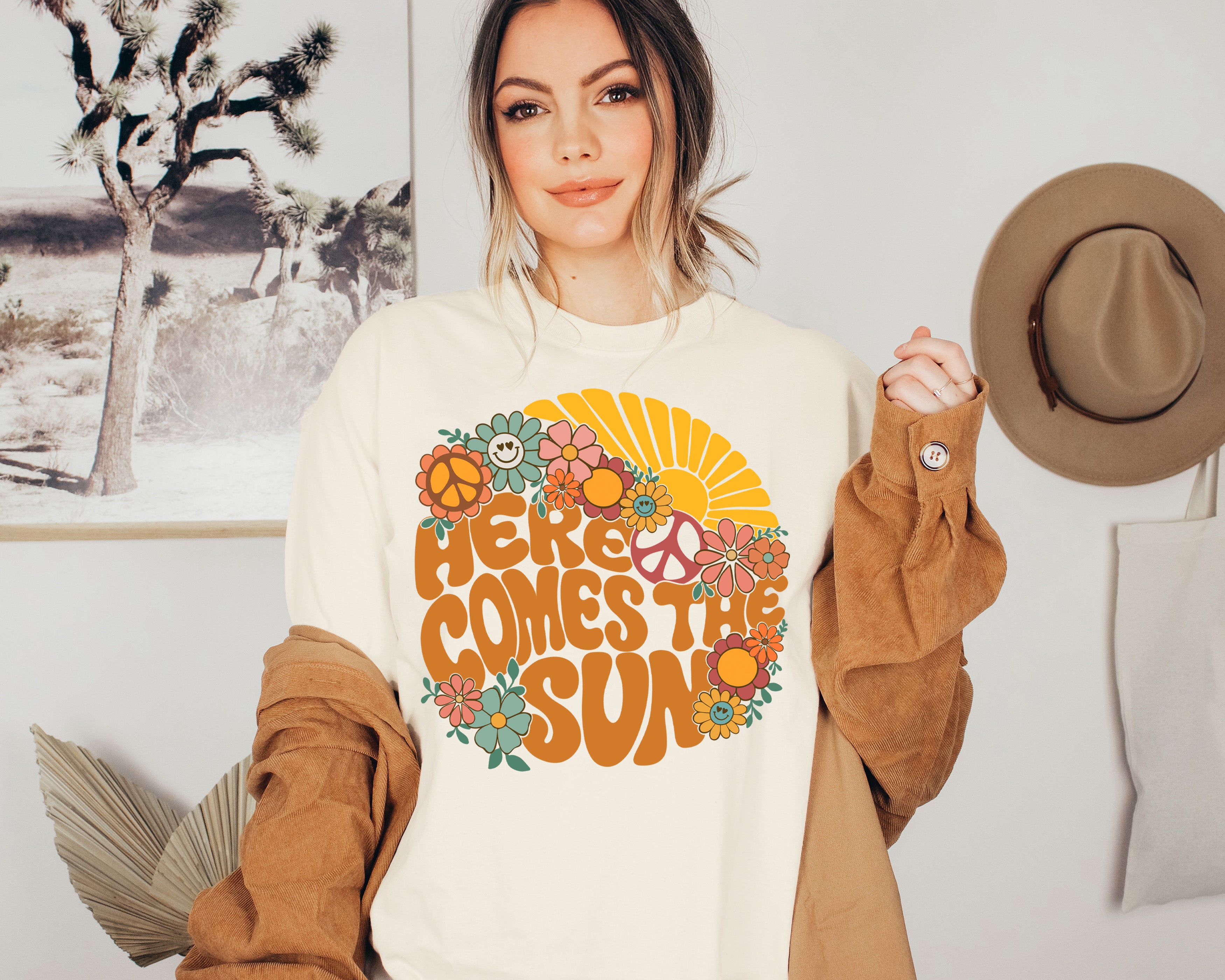 here comes the sun retro natural